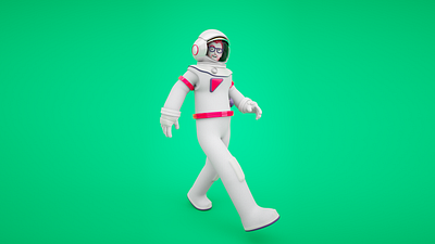 deckard977 - 3D avatar #1 3d 3d art astronaut character animation character design cinema4d deckard977 mauro mason motion design motiongraphics