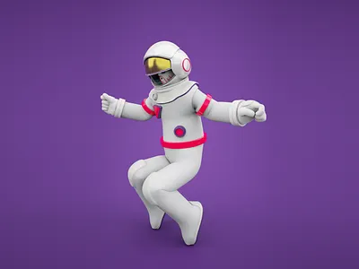 deckard977 - 3D avatar #2 3d 3dart astronaut character animation character design cinema 4d deckard977 mauro mason motion design motiongraphics