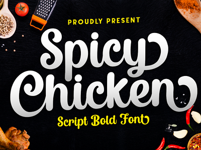 Spicy Chicken Font by Canden Meutuah on Dribbble