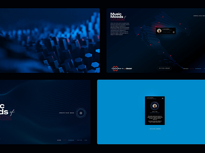A1 Music Moods Website design development ui ux uxui web design website