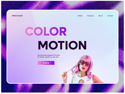 Beauty color UI design concept design ui