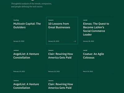 Generalist - Briefings page explorations articles blog blog design blog website briefings website news website typography ui uiux web design website design