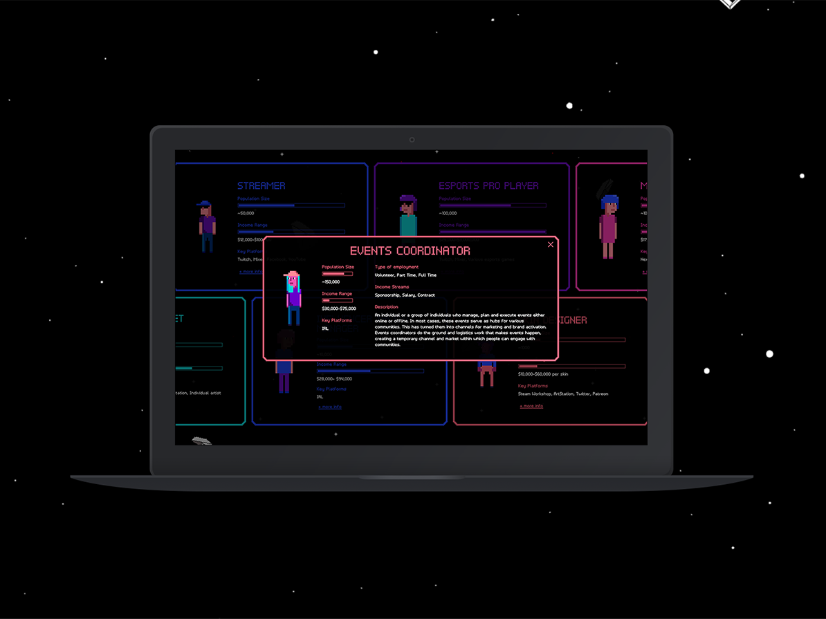 The virtual economy colors design illustrations interactive pixel pixel art space ui
