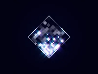 Smart Device Vision Research animation bright diamond graphic design loading loop motion graphics particle ui