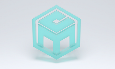 Logo 3d blender branding