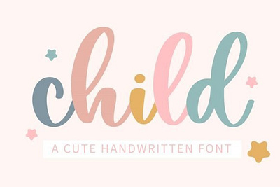 Child Font 3d animation app branding design graphic design illustration logo motion graphics typography ui ux vector