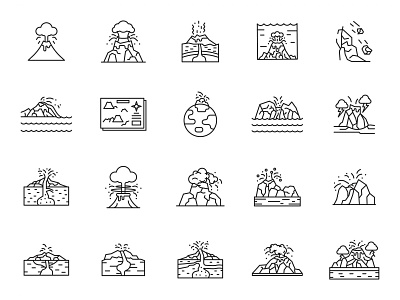 Volcano Eruption Icons design download free download free icon freebie graphicpear icon set icons download vector icon volcano volcano icon volcano vector