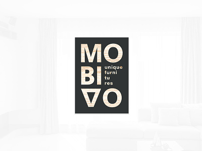 Mobivo branding furnitures graphic design logo social media