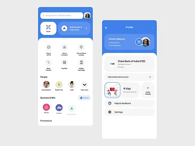 GPay Online Payments App UI 2d 3d animation app app design app ui design clean creative gpay minimal monitoring online payments payment app ui payments payments app ui design uiux ux design