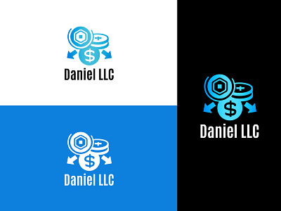Daniel LLC logo 3d animation branding design graphic design illustration logo ui ux vector