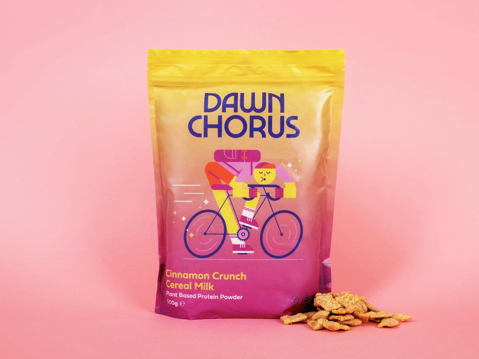 DAWN CHORUS adobe art branding cereal character design cycling design exercise flat graphic design illustration illustrator logo meditation packaging shapes skateboarding type vector vegan