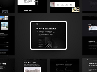 BHeta architecture belgium black branding brussels design graphic design illustration logo responsive ui ux