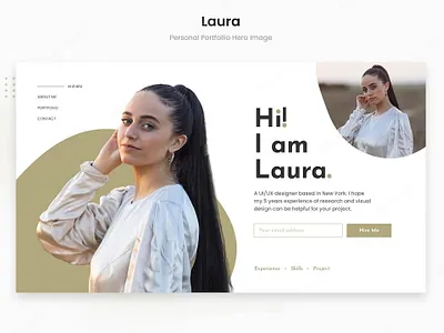 Freelance UI/UX Designer Portfolio Website Template 🥰 freelance designer landing page personal website portfolio website uiux designer