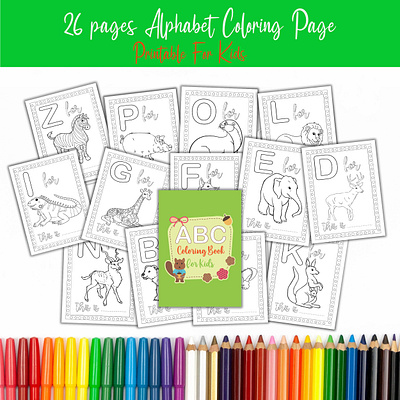 26 Animal Coloring Page 26 animal page animal coloring page coloring page illustration