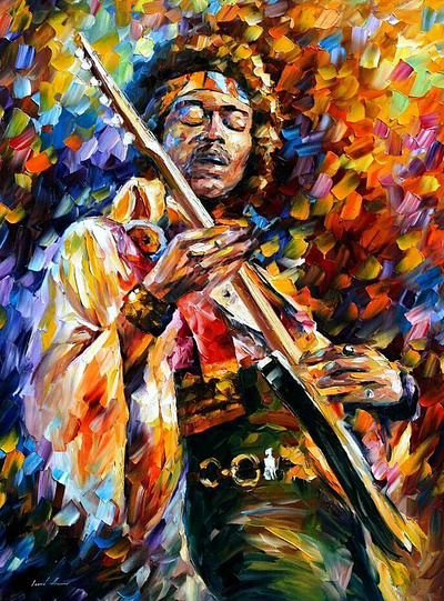 JIMI HENDRIX leonidafremov