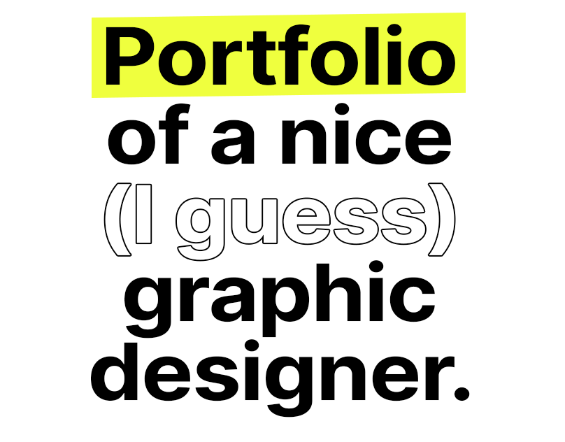 Example of Mattia Cavallo PORTFOLIO