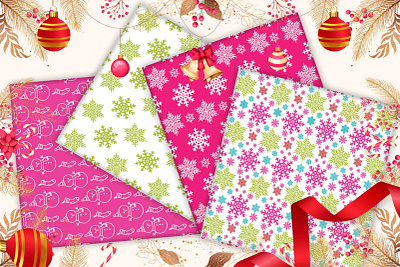 Christmas Pattern background christmas pattern digital paper pattern