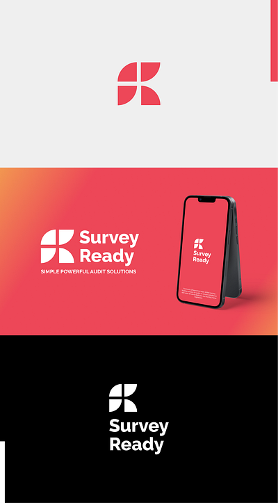 Survey Ready Logo Concept logo logo concept logo design minimalist r logo s logo s r logo