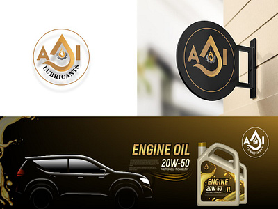 Logo Design (Lubricants) abstract automobile branding business logo design designer emblem logo emblem logo design graphic design illustration logo designer logos