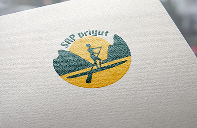 Logo for a SUP board rental company. animation branding design graphic design illustration logo sap sapboard typography vector
