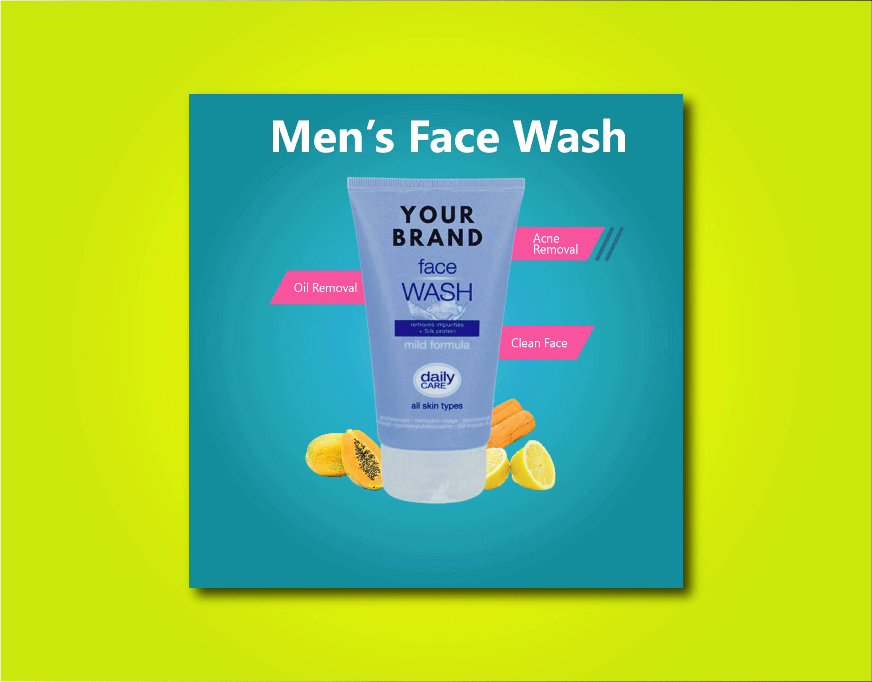 Facewash Post design facewash post design graphic design