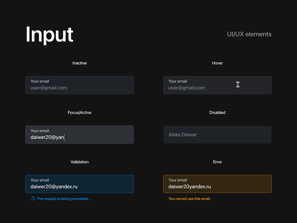 Browse thousands of Input images for design inspiration | Dribbble
