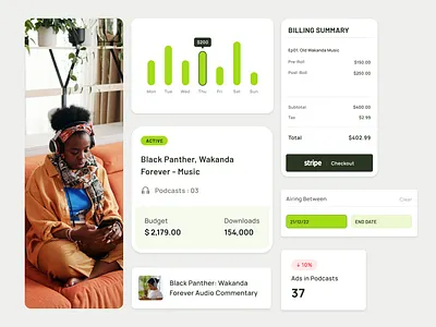 Webapp - Podcast - WIP advertiser agency app figma marketing mobile podcaster web webapp