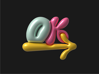OK G0 - playing w/ textures in Ai Inflate 3d concept graphic design type