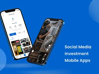 Social Media Investment Apps apps design branding design finance investment social media ui