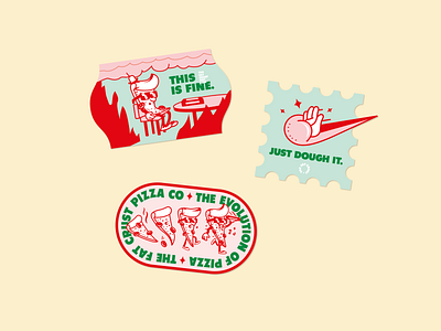 TFC sticker set detail branding graphic design illustration