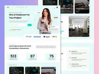 Agency Website Landing page agency agency landing page agency website design digital markecting digital marketing agency landing page design marketing website ui uiux design ux website design
