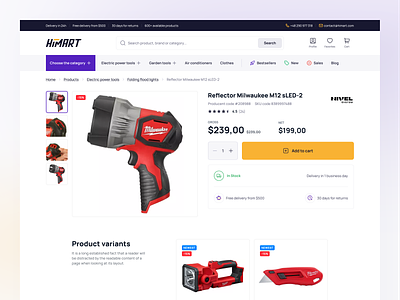 Product Card - Himart ecommerce store addtocard b2b b2c big menu buy design ecommerce flat modern product productcard productdesign shop store ui ui design uidesign ux vibrant website