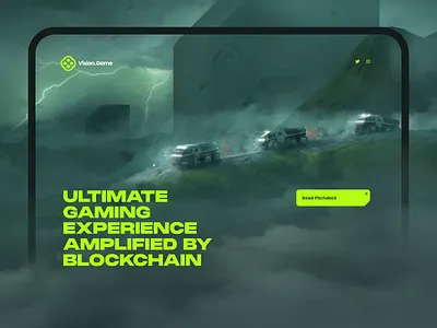 Vision.Game 3dillustration blender c4d cycles design expedition future game art game development grid icons key art logo nasa nft render ui ui design visual design web design