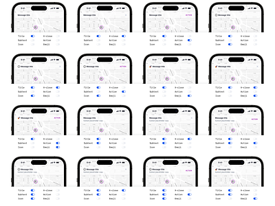 Figma components & properties app cleam component design design system figma interface iphone library mobile modern notification pattern product snackbar toast ui