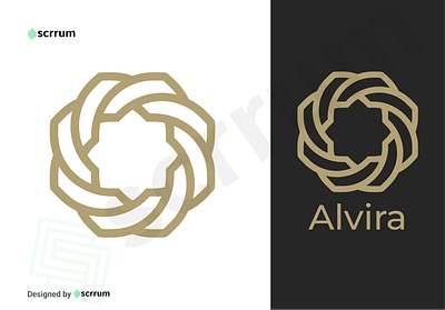 Alvira logo design 3d animation app branding design graphic design illustration logo minimal motion graphics ui ux vector