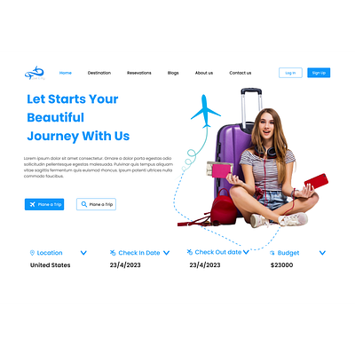 Travel Agency Website app app design branding dashboard design figma graphic design illustration logo travel landing page travel website ui uiux design ux web design