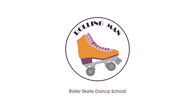 Logo for Roller Skate School branding design graphic design logo logo concept logo design logotype