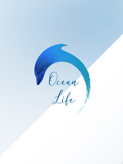 Ocean Life illustration logo