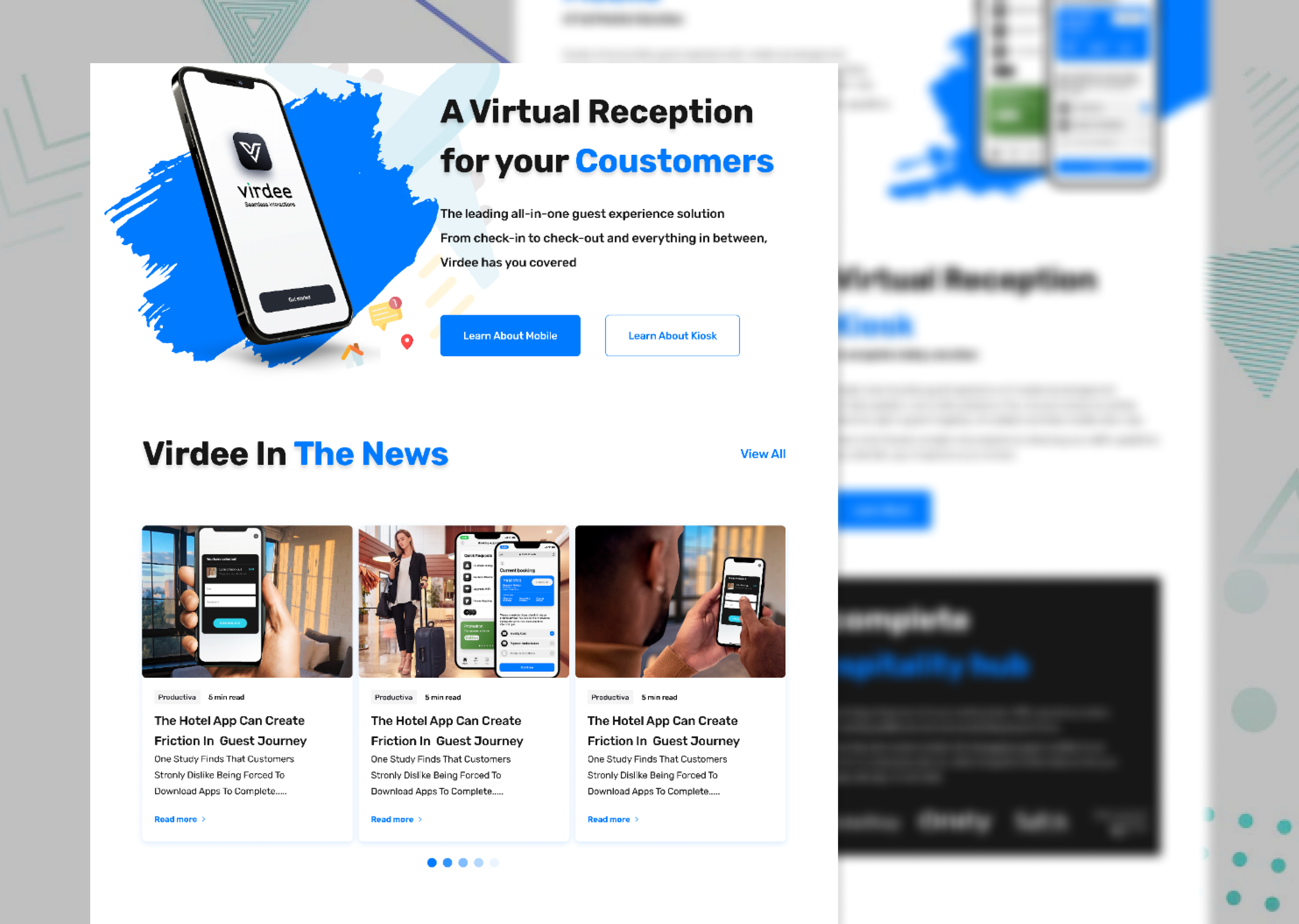 Example of Modern Website UI/ UX Design In Figma