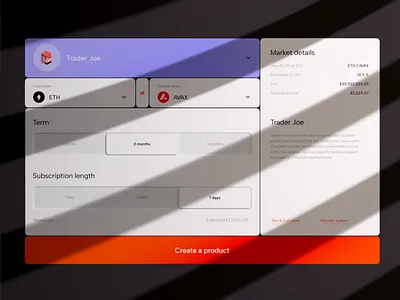 De-Fi Factory – Dashboard animation animation avax crypto dashboard defi eth etheric fintech invest motion product sol thrc ui web3