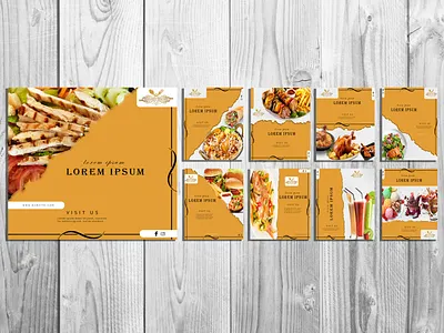 Social media post | Restaurant social media post branding custom social media post design elegant card graphic design illustration logo outstanding card photoshop post social media restaurant social media post simple card simple social media post social media post design ui