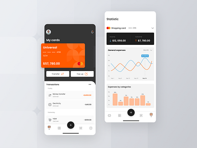 Bank application app application bank banking finance online banking ui ui ux ux