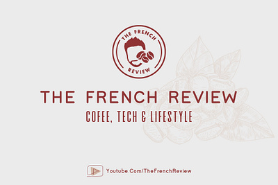 The French Review Youtube branding graphic design logo product review youtube thumbnails