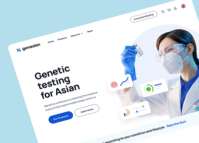 Genetic Platform for Asian - Genasian design product design ui ui design uiux