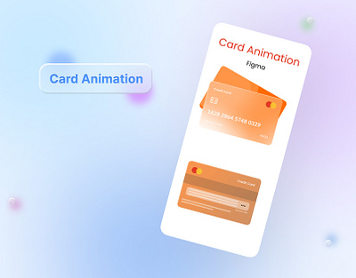 Card Animation animation app ui design design figma figma design mobile app ui motion graphics prototype ui web app ui