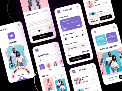 Ecommerce - Mobile app app app design e commerce e commerce app e commerce design ecommerce mobile app mobile app design mobile design mobile ui onlineshop shop