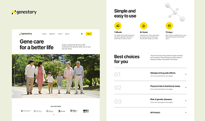 Asian Genetic Testing design product design ui ui design uiux