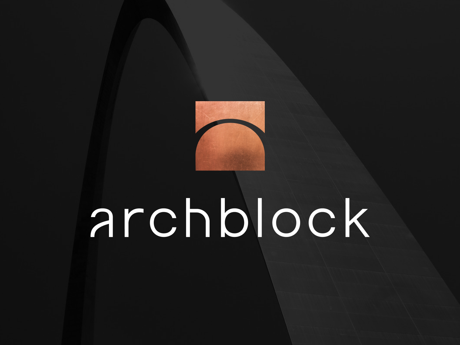 Archblock Logo blockchain branding cryptocurrency design graphic design logo