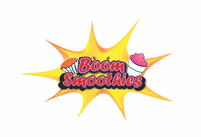 BRANDING FOR "BOOM SMOOTHIES" branding company brand creative branding creative company brand