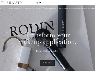 varenti beauty branding design typography ux